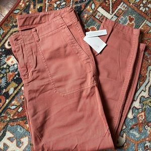 Women's Utility Pants, Stretch Slim-Fit Crop by CASLON